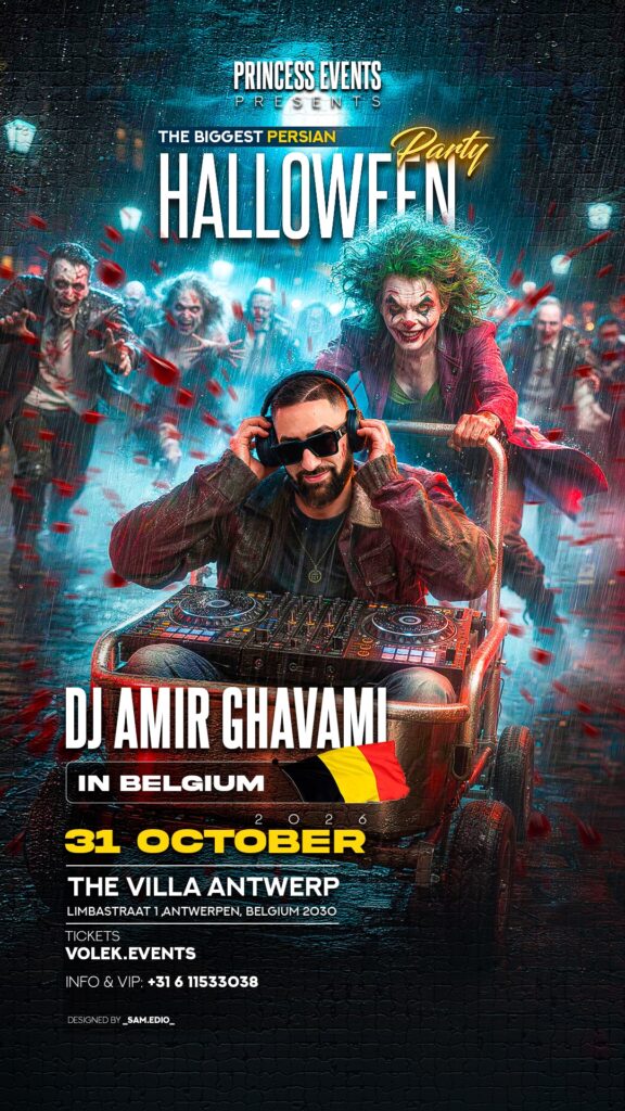 The Biggest Persian Halloween Party at The Villa Antwerp